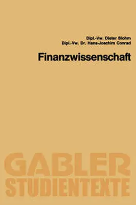 Blohm / Conrad | Finanzwissenschaft | E-Book | sack.de