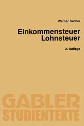 Sacher | Einkommensteuer / Lohnsteuer | E-Book | sack.de