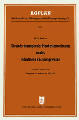 Janisch |  Die Anforderungen der Plankostenrechnung an das industrielle Rechnungswesen | eBook | Sack Fachmedien