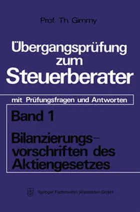 Gimmy | Bilanzierungsvorschriften des Aktiengesetzes | E-Book | www.sack.de