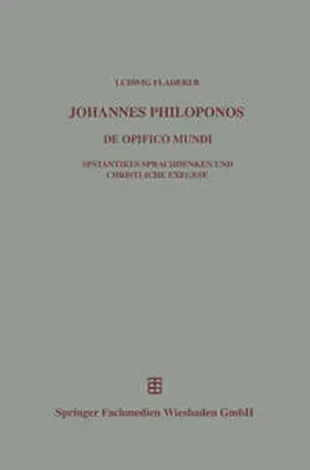 Fladerer | Johannes Philoponos | E-Book | www.sack.de