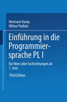 Kamp | Einführung in die Programmiersprache PL/I | E-Book | sack.de