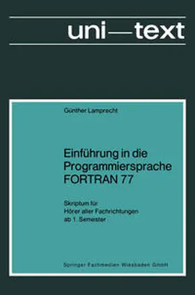 Lamprecht | Einführung in die Programmiersprache FORTRAN 77 | E-Book | www.sack.de
