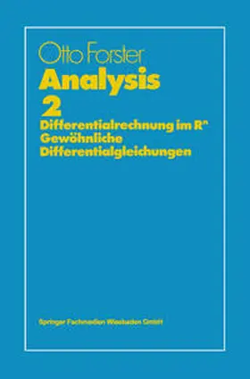 Forster |  Analysis 2 | eBook | Sack Fachmedien