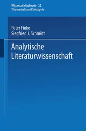 Finke / Schmidt |  Analytische Literaturwissenschaft | eBook | Sack Fachmedien