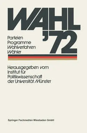 Wahl '72 | eBook | Sack Fachmedien