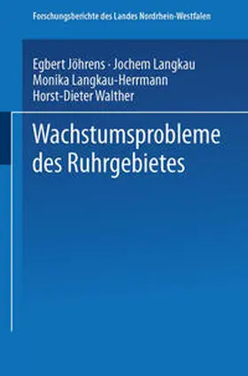 Jöhrens / Langkau / Langkau-Herrmann |  Wachstumsprobleme des Ruhrgebietes | eBook | Sack Fachmedien