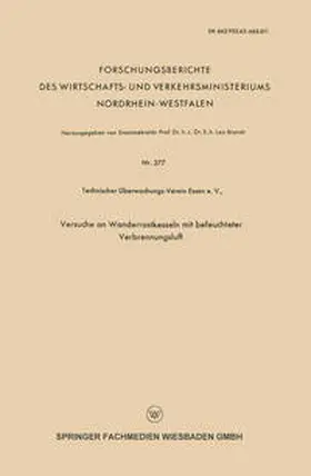 Brandt | Versuche an Wanderrostkesseln mit befeuchteter Verbrennungsluft | E-Book | sack.de