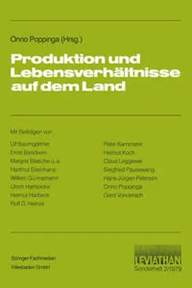 Popping |  Produktion und Lebensverhältnisse auf dem Land | eBook | Sack Fachmedien