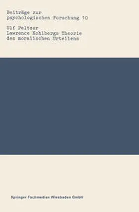 Peltzer |  Lawrence Kohlbergs Theorie des moralischen Urteilens | eBook | Sack Fachmedien