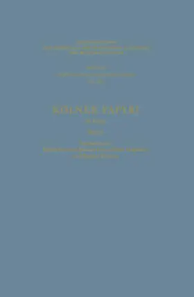 Kramer |  Kölner Papyri | eBook | Sack Fachmedien