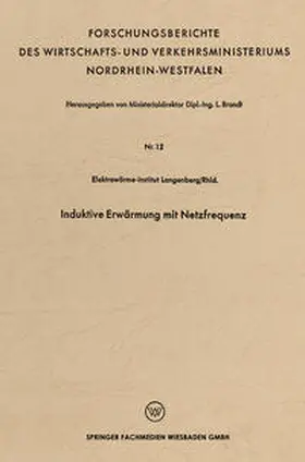 Brandt |  Induktive Erwärmung mit Netzfrequenz | eBook | Sack Fachmedien