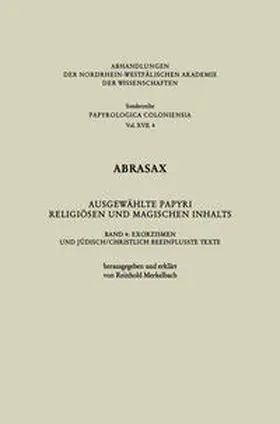 Merkelbach | Abrasax Ausgewählte Papyri Religiösen und Magischen Inhalts | E-Book | sack.de