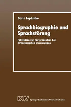 Tophinke | Sprachbiographie und Sprachstörung | E-Book | www.sack.de