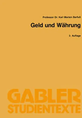 Barfuss |  Geld und Währung | eBook | Sack Fachmedien