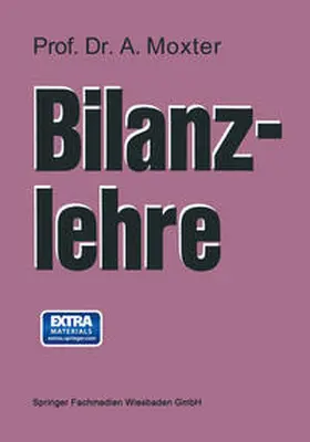 Moxter | Bilanzlehre | E-Book | www.sack.de