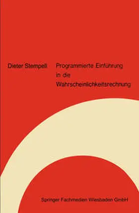 Stempell |  Programmierte Einführung in die Wahrscheinlichkeitsrechnung | eBook | Sack Fachmedien