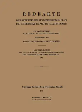 Buchwald / Herrle | Redeakte | Buch | 978-3-663-15265-1 | www.sack.de