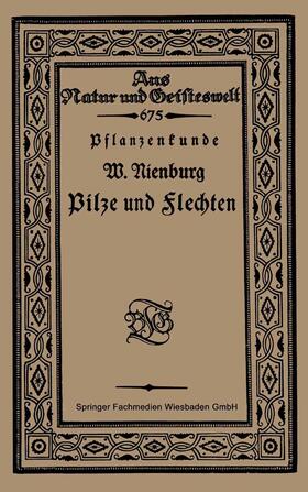 Nienburg |  Nienburg, W: Pflanzenkunde Pilze und Flechten | Buch |  Sack Fachmedien