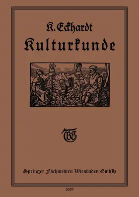 Eckhardt | Kulturkunde | Buch | 978-3-663-15332-0 | www.sack.de