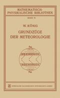 König |  König, W: Grundzüge der Meteorologie | Buch |  Sack Fachmedien