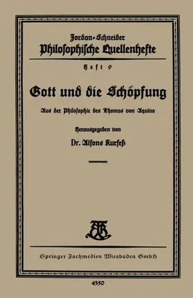 Kurfeß |  Gott und die Schöpfung | Buch |  Sack Fachmedien
