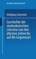Stammler |  Stammler, W: Geschichte der niederdeutschen Literatur von de | Buch |  Sack Fachmedien