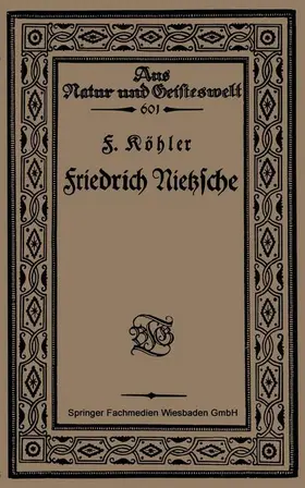 Köhler | Friedrich Nietzsche | Buch | 978-3-663-15421-1 | www.sack.de