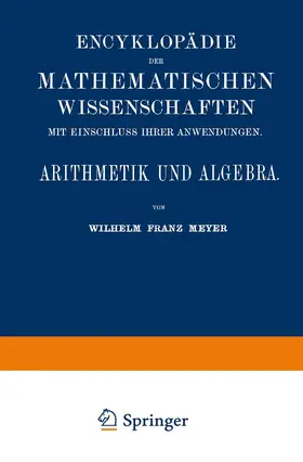 Meyer | Arithmetik und Algebra | Buch | 978-3-663-15446-4 | www.sack.de