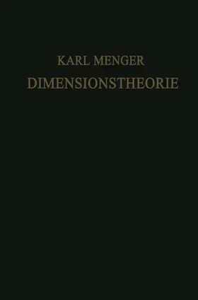 Menger | Dimensionstheorie | Buch | 978-3-663-15484-6 | www.sack.de