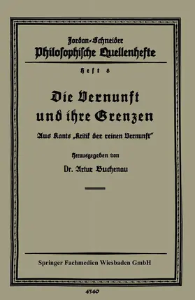 Buchenau |  Die Vernunft und ihre Grenzen | Buch |  Sack Fachmedien