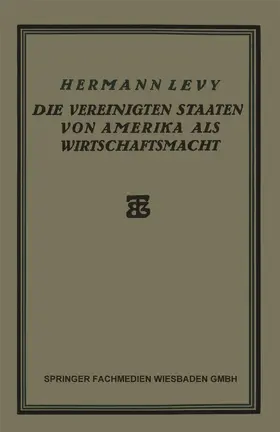 Levy |  Die Vereinigten Staaten von Amerika als Wirtschaftsmacht | Buch |  Sack Fachmedien