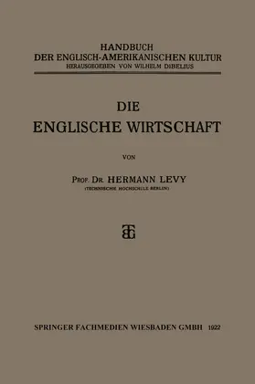 Levy |  Die Englische Wirtschaft | Buch |  Sack Fachmedien