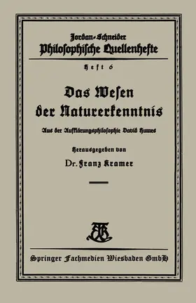 Kramer |  Das Wesen der Naturerkenntnis | Buch |  Sack Fachmedien