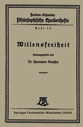 Reuther |  Willensfreiheit | eBook | Sack Fachmedien