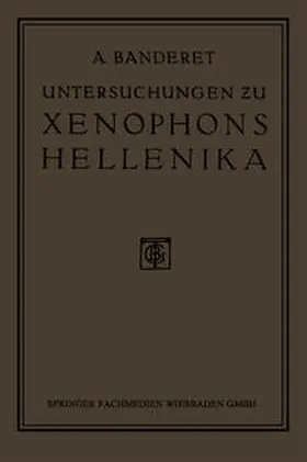 Banderet |  Untersuchungen zu Xenophons Hellenika | eBook | Sack Fachmedien