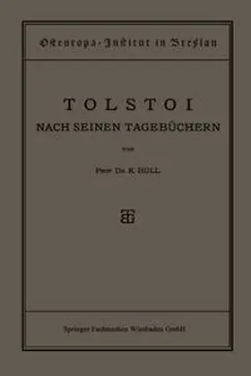 Holl |  Tolstoi | eBook | Sack Fachmedien