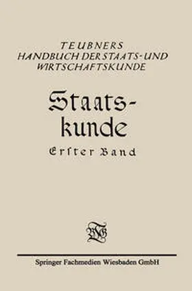 Schmidt / Meurer / Rosenbaum |  Staats-Kunde | eBook | Sack Fachmedien