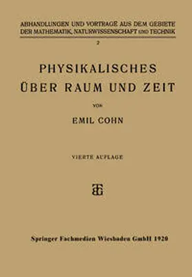 Cohn |  Physikalisches über Raum und Zeit | eBook | Sack Fachmedien