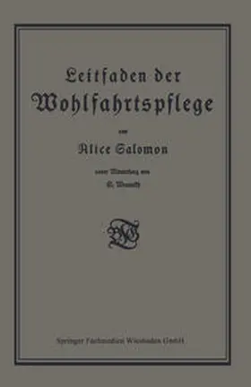 Salomon |  Leitfaden der Wohlfahrtspflege | eBook | Sack Fachmedien
