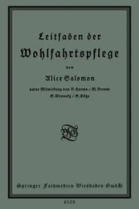 Salomon |  Leitfaden der Wohlfahrtspflege | eBook | Sack Fachmedien