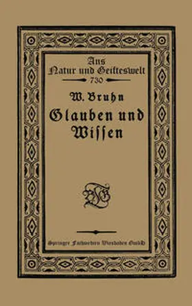 Bruhn | Glauben und Wissen | E-Book | www.sack.de