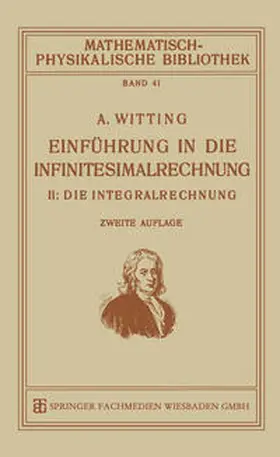 Witting |  Einführung in die Infinitesimalrechnung | eBook | Sack Fachmedien