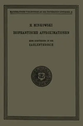 Minkowski |  Diophantische Approximationen | eBook | Sack Fachmedien
