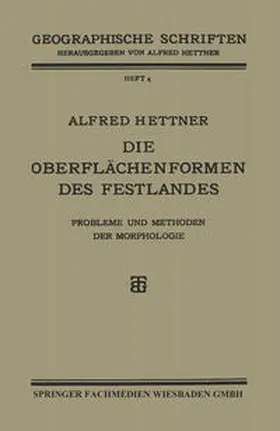 Hettner | Die Oberflächenformen des Festlandes | E-Book | www.sack.de