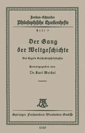 Weidel |  Der Gang der Weltgeschichte | eBook | Sack Fachmedien