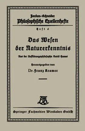 Kramer |  Das Wesen der Naturerkenntnis | eBook | Sack Fachmedien