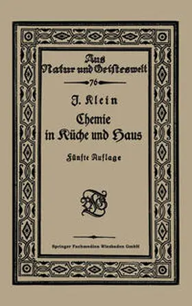 Klein |  Chemie in Küche und Haus | eBook | Sack Fachmedien