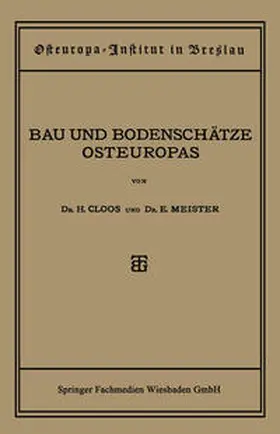 Cloos / Meister |  Bau und Bodenschätze Osteuropas | eBook | Sack Fachmedien