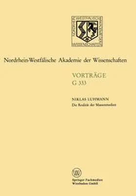 Luhmann |  Die Realität der Massenmedien | eBook | Sack Fachmedien